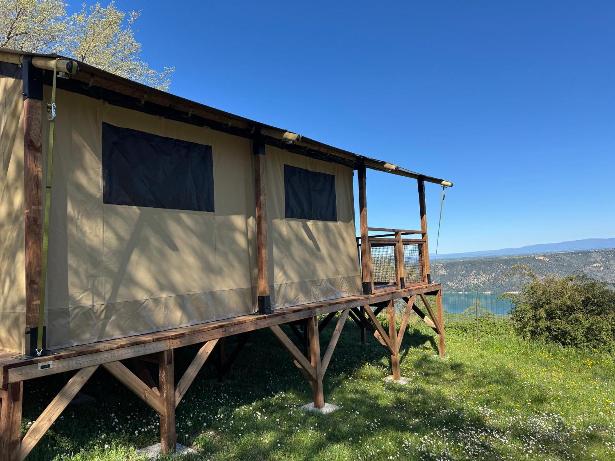 Campasun Camping De L'Aigle Aiguines Zewnętrze zdjęcie